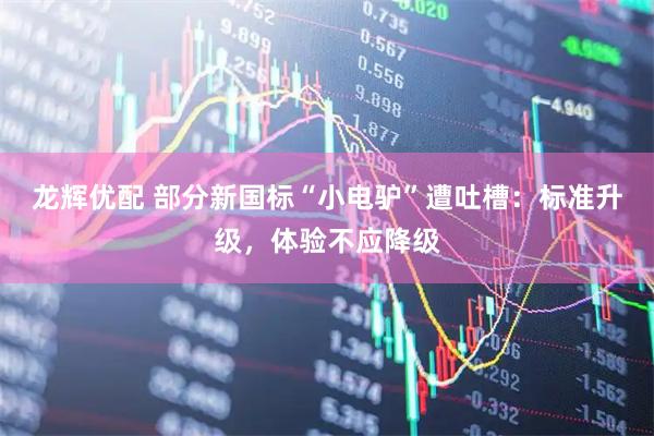 龙辉优配 部分新国标“小电驴”遭吐槽：标准升级，体验不应降级