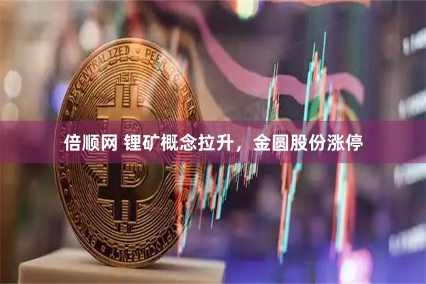 倍顺网 锂矿概念拉升，金圆股份涨停